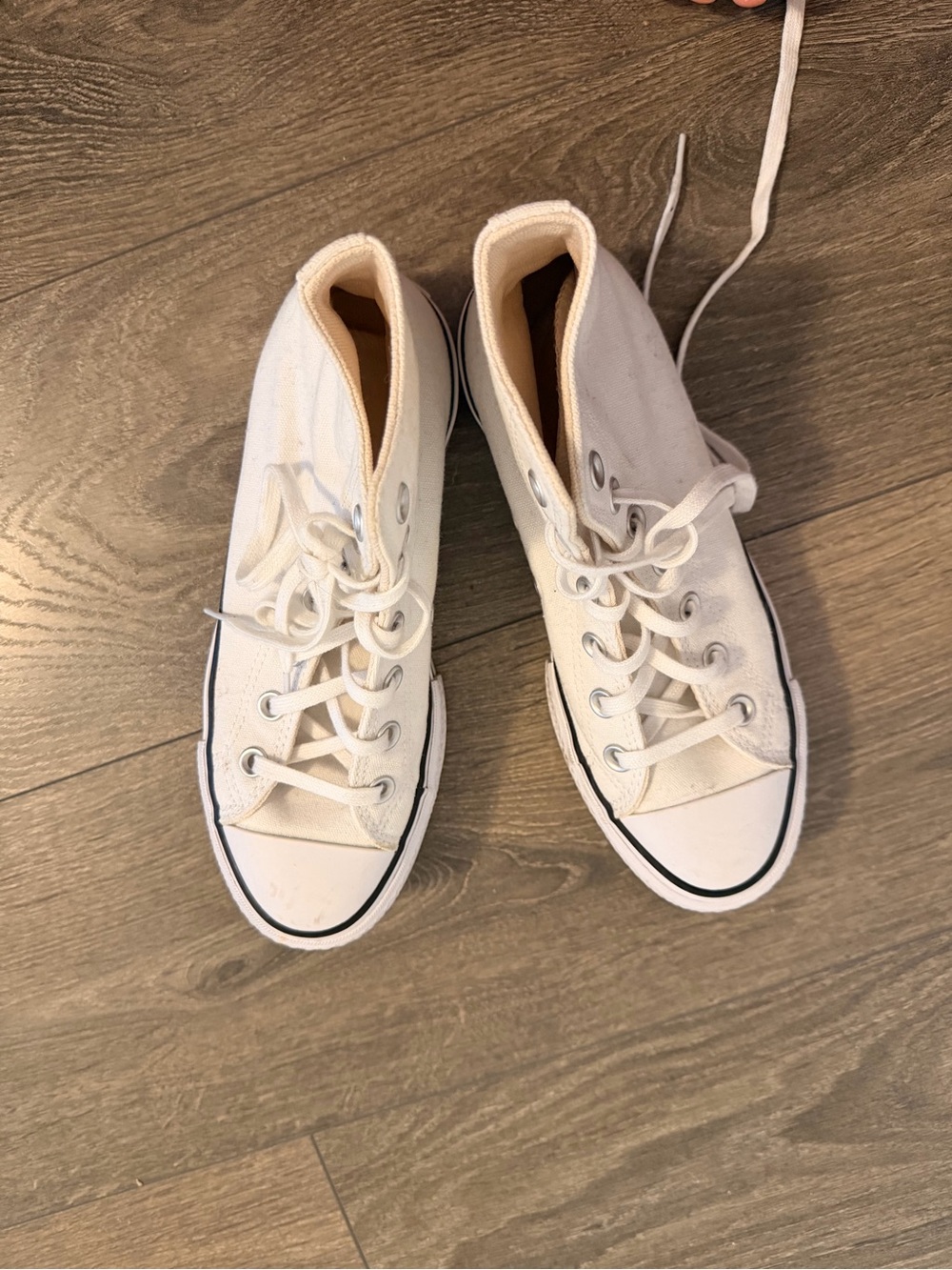 Converse Classic White High-Top Sneakers - Women's